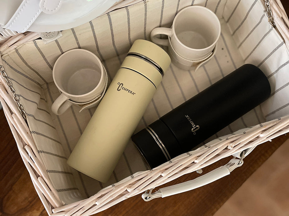 tempera théière infuseur isotherme nomade préparation d'un thé en 5 minutes