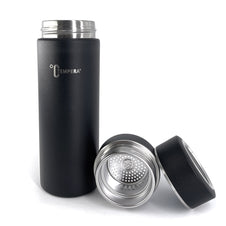 bouteille infuseur isotherme acier inoxydable pour le thé les infusions et le maté