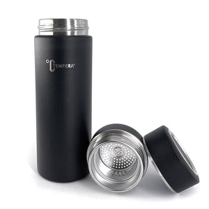bouteille infuseur isotherme acier inoxydable pour le thé les infusions et le maté