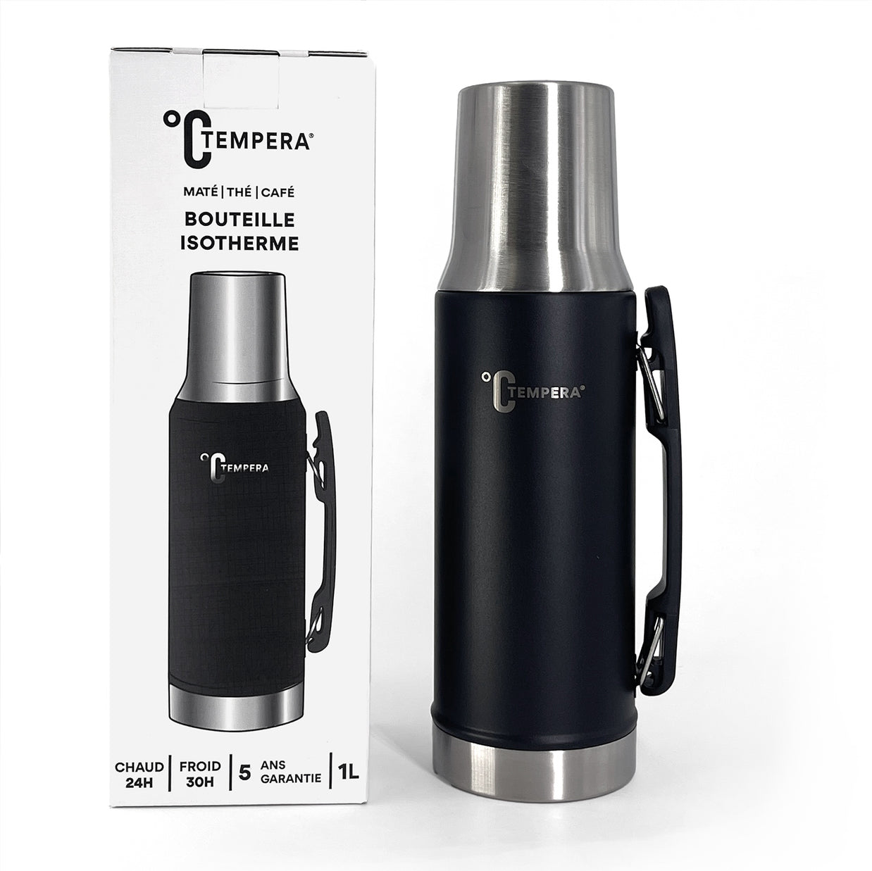 Tempera FlowControl Thermo Isotherme Thé, café et maté idéal randonnées et camping
