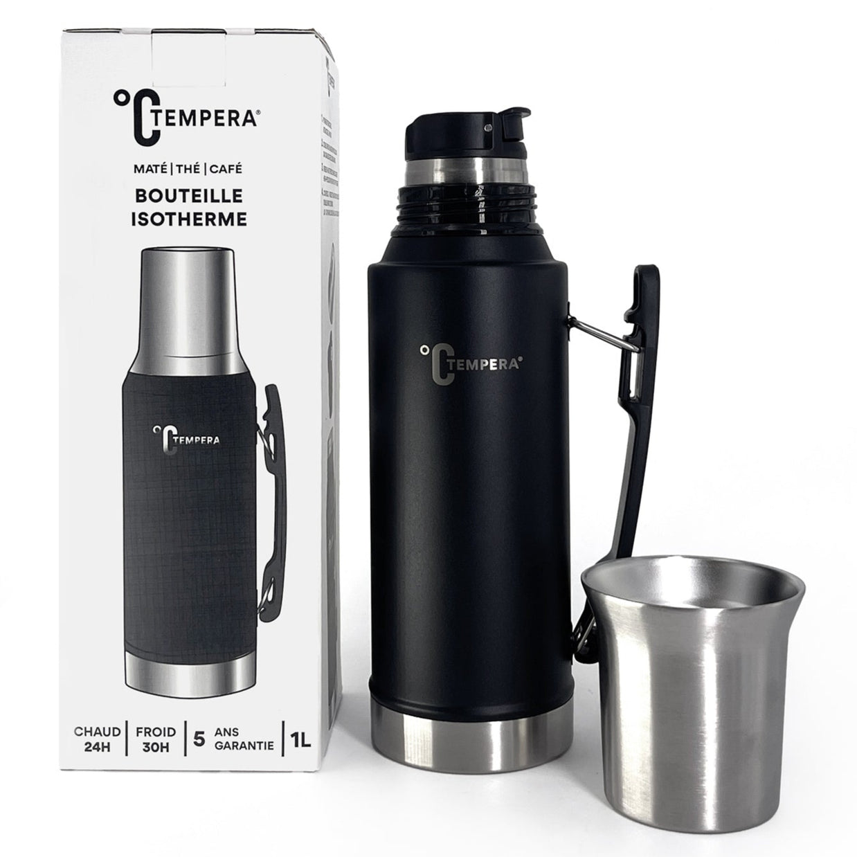 Bouteille isotherme THERMOS THERMOcafé 350 ml - grise Bouteille isotherme THERMOS THERMOcafé 350 ml - grise