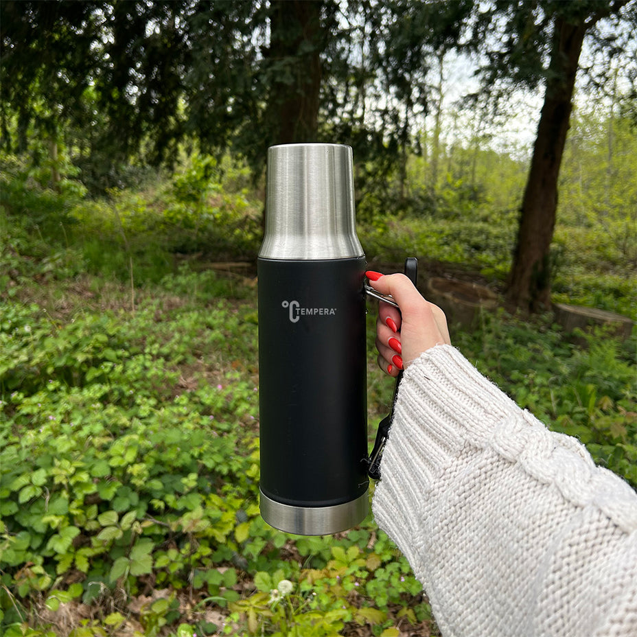 Thermo parfait pour le voyage le camping et la randonnée transport avec pognée rétractable