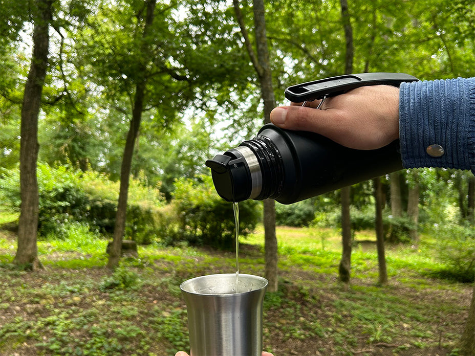 écoulement flowcontrol du thermo pour thé café et maté tempera
